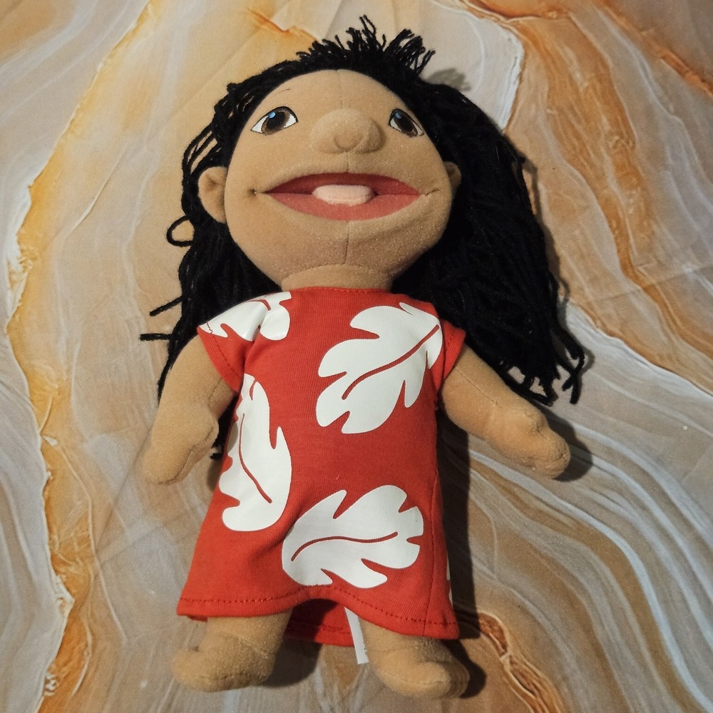 2002 Hasbro Disney Lilo & Stitch Lilo Plush Doll Yarn Hair Vintage